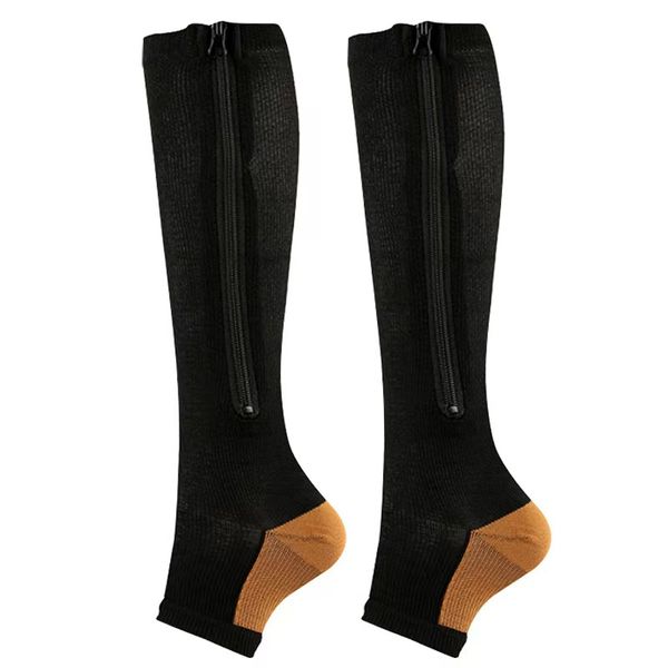 Zipper Socks, Compression Socks, Sports Compression Socks