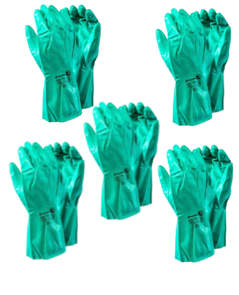 Large Bulk Pack Of 5 Drumex Chemical Nitrile Gloves