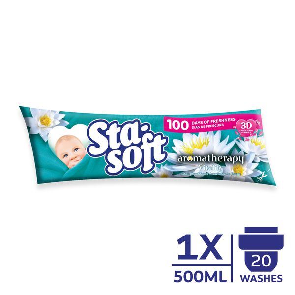 Sta-Soft Aromatherapy Vitality Fabric Softener Refill - 500ml