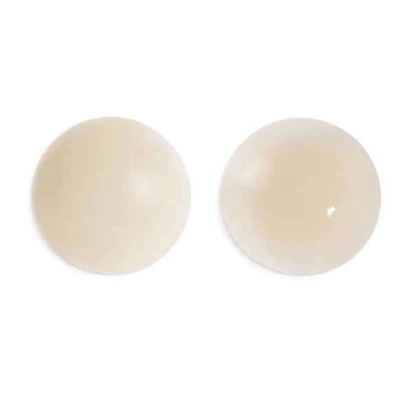 2 Pack - Invisible Silicone Reusable Nipple Covers - Off White