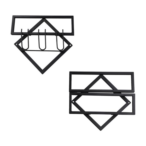 Upside Down Wine Rack Storage Organizer Wine Bottle Rack Black
