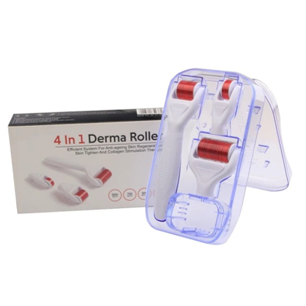 4 In 1 Derma Roller Micro-Needling Skin Care System