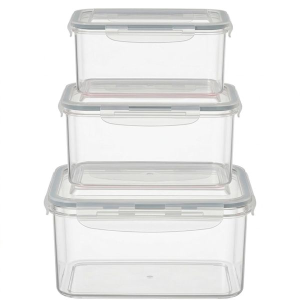 Wosrie Fridge Produce Saver Containers with Removable Colanders