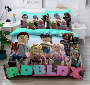 Linen Boutique - Kids Duvet Cover Set-Roblox-PopularParty