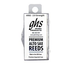GHS A502 Alto Sax Reeds 2 strength pack of 5