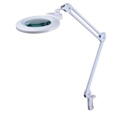 MLP-LED1260A CTRX5 LED Magnifier Lamp, 5D, 60 LEDs, Clamp Mount, White