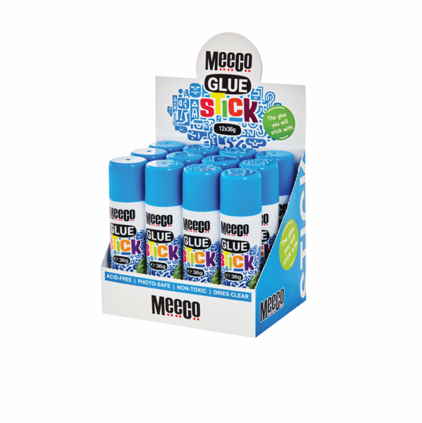 Meeco 36G Glue Stick (Box of 12)