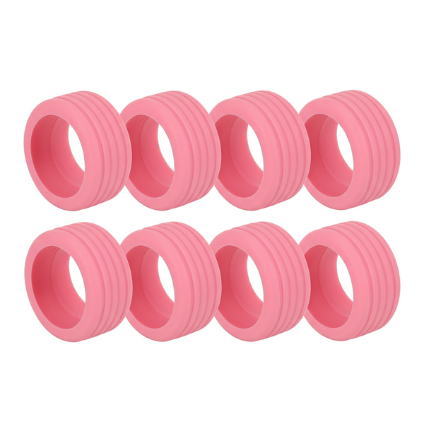 Wear-Resistant Suitcase Wheel Cover - Pink 8 Piece