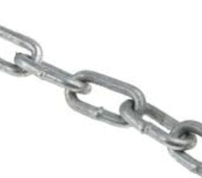 Galvanized Steel Chain - 5.0mm x 10m - Heavy-Duty