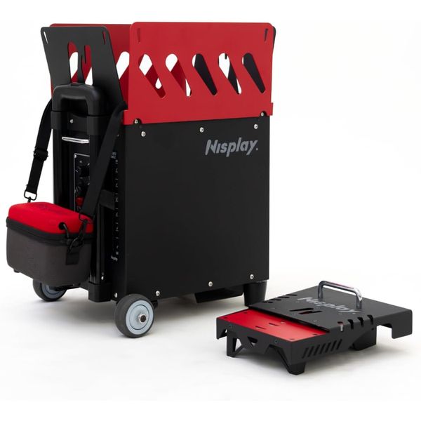 Nisplay Portable Tennis or Padel Ball Machine N2 (80+ Balls) Max 68MPH