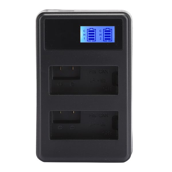 SEIVI Dual LP-E8 Charger with LCD Display