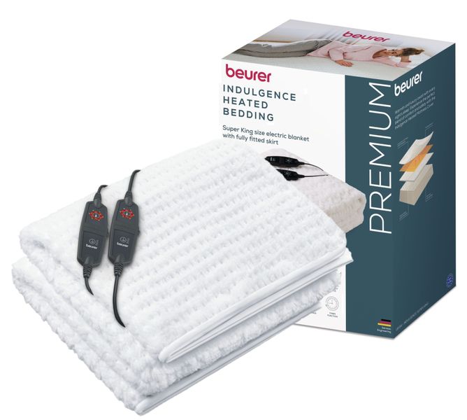 Beurer Germany Heated Electric Blanket | Dual Controls | XL King 200x180cm