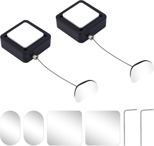 2M Retractable Remote Control Tether Locks, Security Lanyard Lock