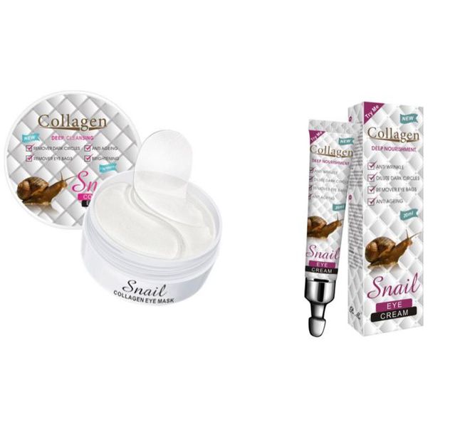 Collagen Anti-Wrinkle Eye Cream and Eye Mask