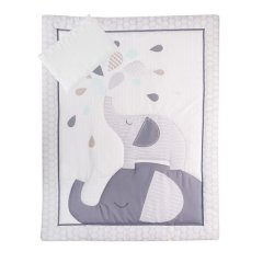 Snuggletime Quilt Set - Grey Elephant - 3-Piece