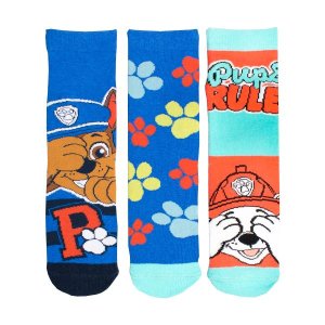 Paw Patrol By Nickelodeon Official Licensed Kids Anklet Socks - 3 Pack