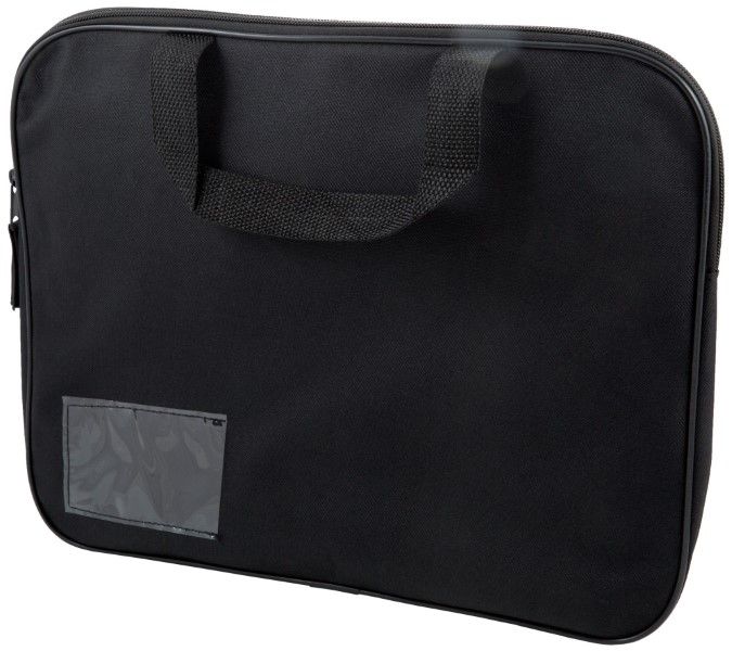 Butterfly Book Bag - With Handle - Black A4