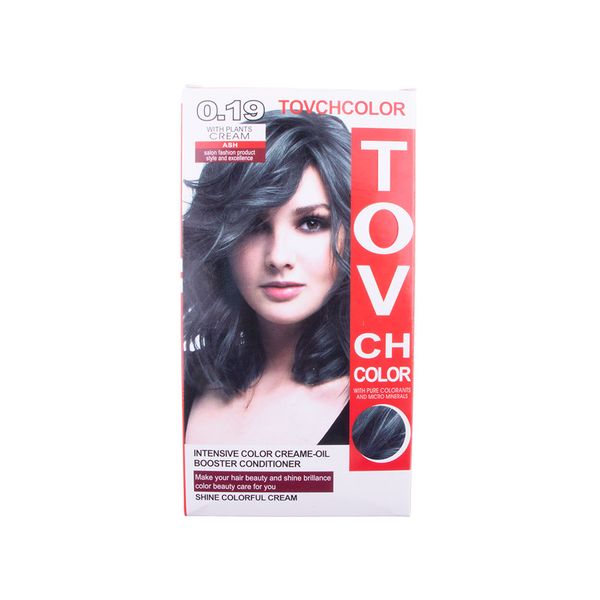 Tovch Colr Ash Intensive Color Cream Oil Booster Conditioner Hair Dye