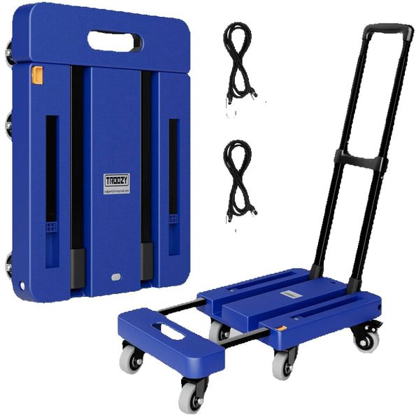 Folding Hand Truck, 500 LB Heavy Duty Luggage Cart, Utility Dolly Platform