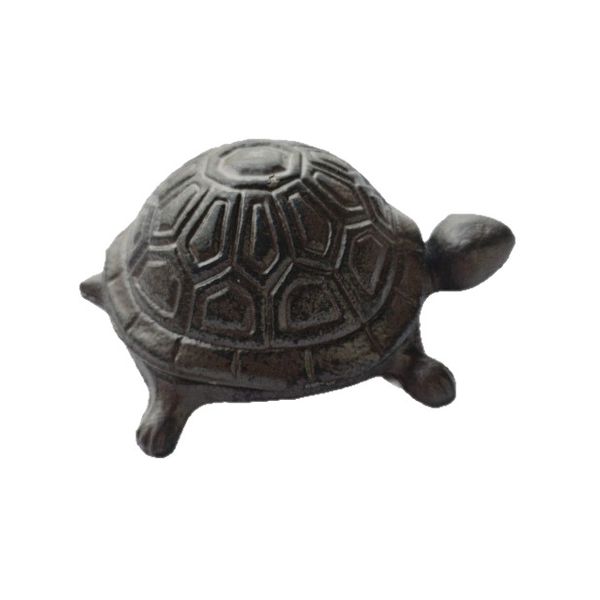 Cast-Iron Turtle Key Safe - Garden Decor &amp; Tiny-Jewelry Box, Spare Key