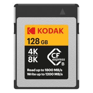 Kodak 128GB CFexpress Type B - CFX Series for 3D or 8k Video Write Speeds