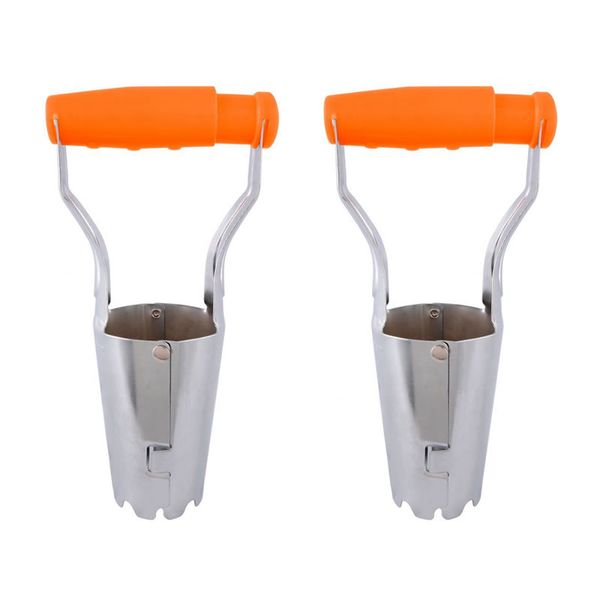 2-Piece 24cm Adjustable Bulb Planter with a Plastic Handle SD-94686