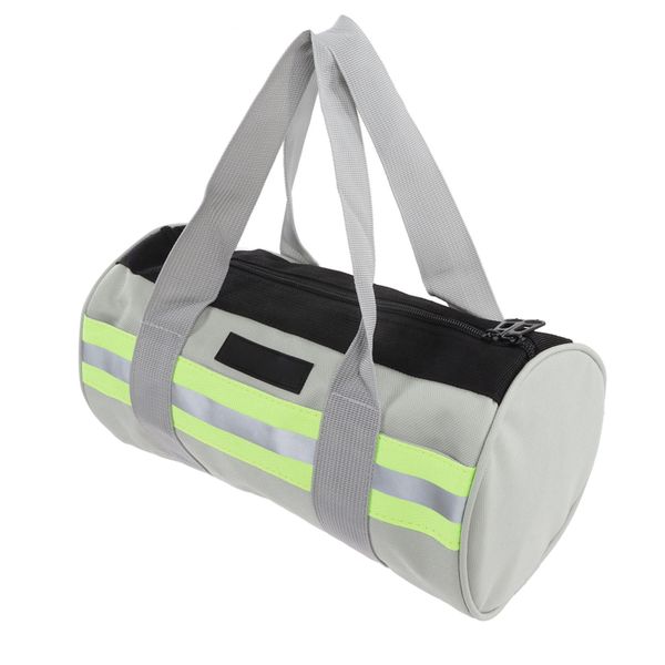 Large Capacity Tool Bag with Reflective Strip, Double Layer Storage 16in