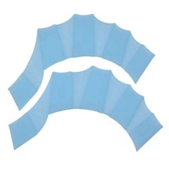 Blue Webbed Gloves With Webbed Hands, Suitable For Swimming Training