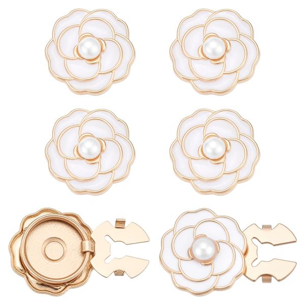 6 Pcs Cufflinks Button Covers for Women/Man Blouses 20MM