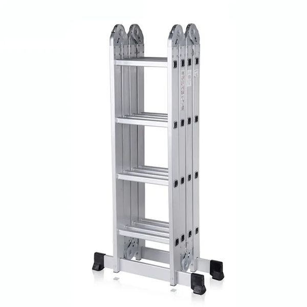 Safety Platform 4x4&amp; 16 Steps Lightweight Folding Joint Stairs &amp; Ladder