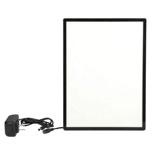A1 LED Light Box Tempered Glass Slim Poster/Advertising Display Frame