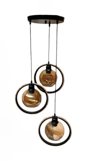 Luna Orbit Trio Pendant Light-MRUL