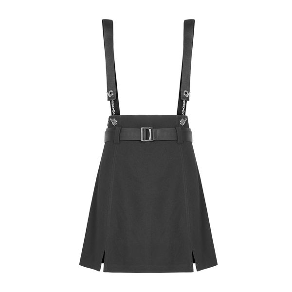PUNK RAVE Mini Skirt With Removable Shoulder Straps