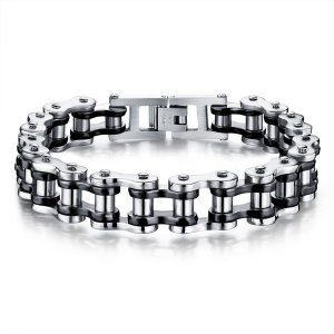 Bike Link Stainless Steel Chain Bracelet Christmas Gift