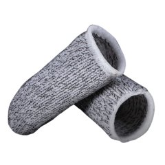 Mobile Gaming Anti Sweat and Slip Thumb Sleeves Grey