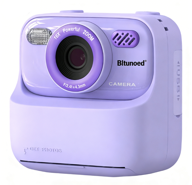 Bltunoed Instant Camera for Children, Dual-Camera Selfie Function