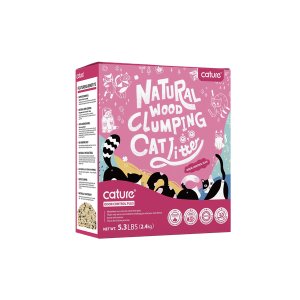 Cature - ECO Wood Clumping Cat Litter Odor Control plus 2.4KG / 6L