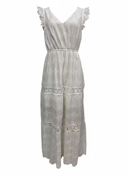 New Fashion Pure White Lace Dress
