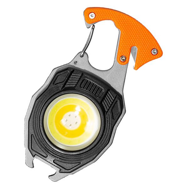 Rechargeable COB Keychain Work Light Multifunctional LED Flashlight