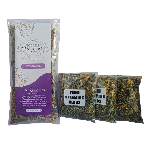 New Body - Goddess Yoni Steam Triple-pack (3x20g)