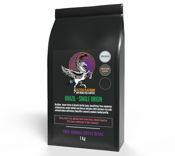 Alesso Platinum Coffee Beans - 1 kg - BRAZIL