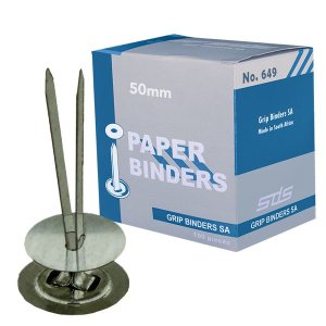 SDS 50mm Paper Binder - Box of 100