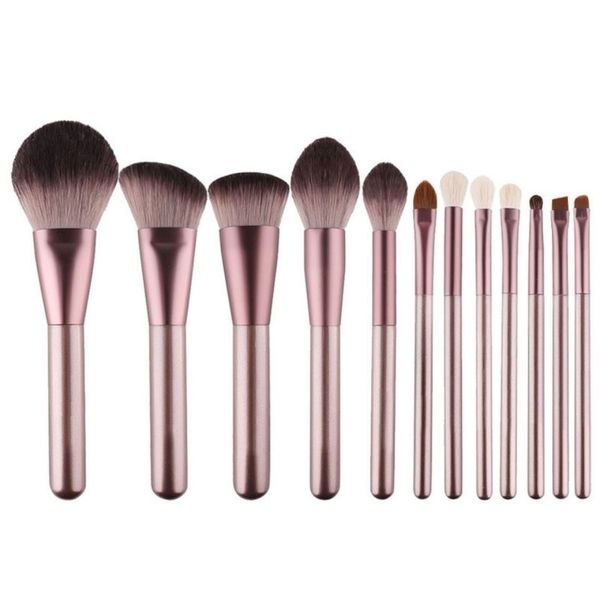 Grape Makeup Brush Set Soft Bristles Eye Shadow Powder Blush