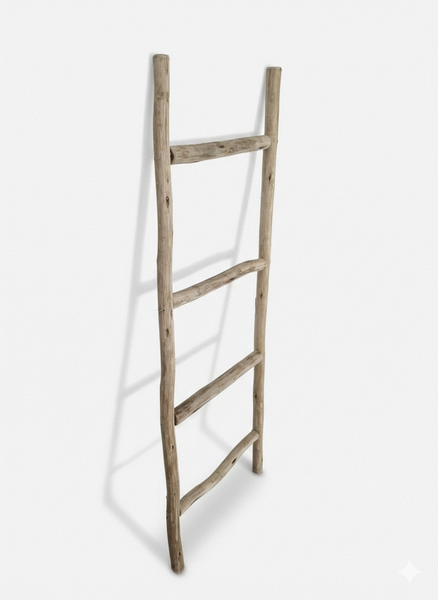 Rustic Wooden Decor Ladder