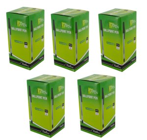 Treeline T Pens Black - Pack of 5 Boxes