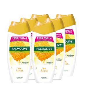 Palmolive Naturals Milk &amp; Honey Shower Gel, Bulk Offer - 6 X 500ml