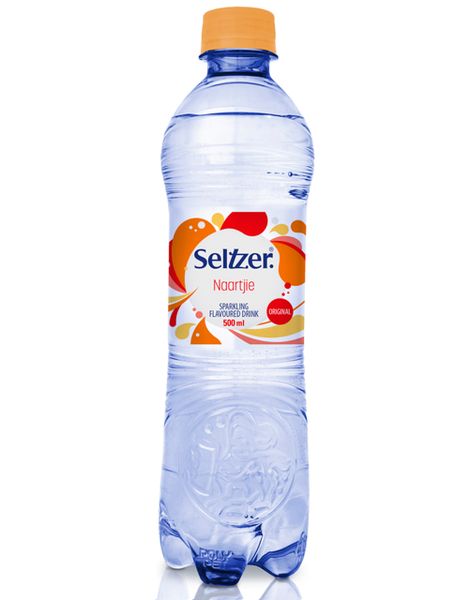 Seltzer Naartjie Flavoured Sparkling Water 500ml - 6 Pack x 2