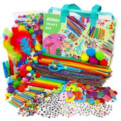 2000pcs Arts and Crafts Supplies Kids Craft Tools DIY School Supplies Kit