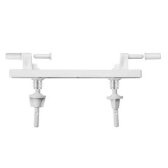 Wirquin - Seat Hinge Set Club Plastic White - 10 Pack