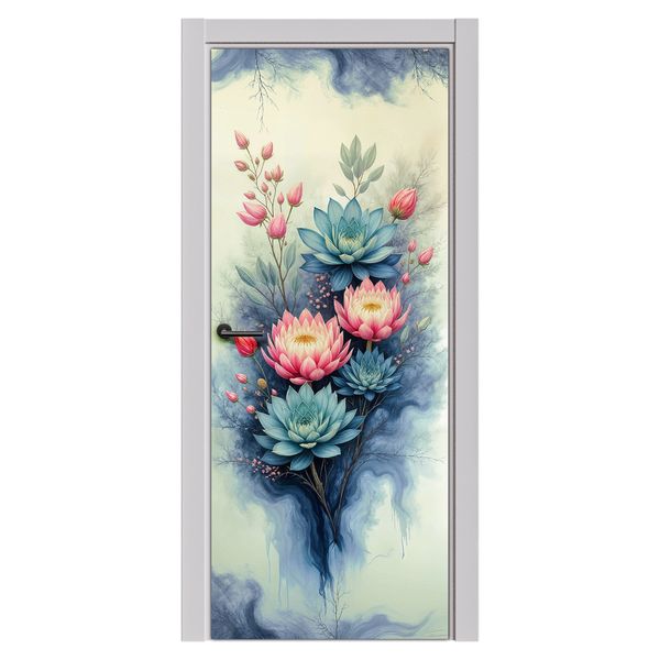 Protea &amp; Succulent Essence Door Decoupage